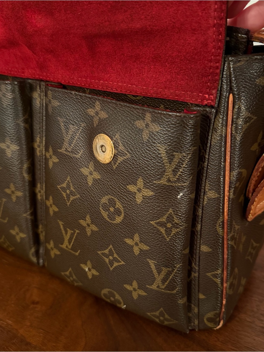 Authentic Louis Vuitton Viva Cite Shoulder Bag GM Brown Canvas - Picture 3 of 12